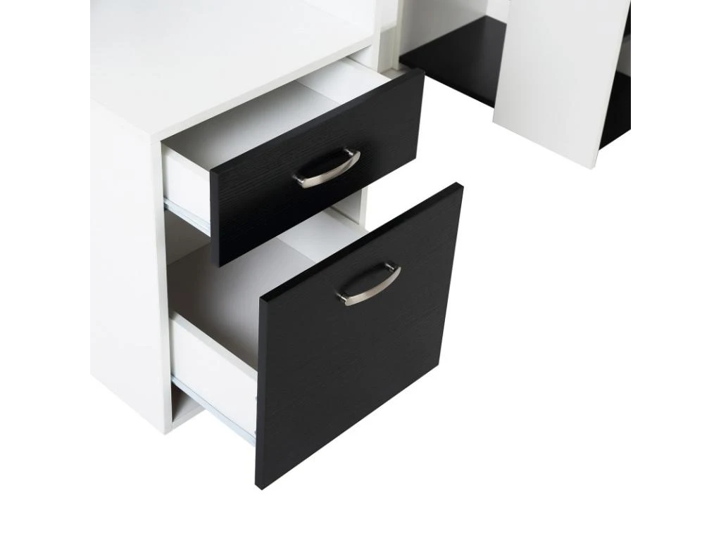 Bureau Informatique Ase Noir Et Blanc 8 Bureau Informatique Ase Noir Et Blanc – Image 8