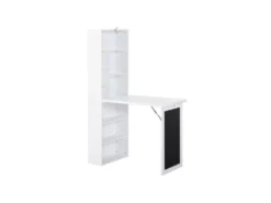 Bureau Mural Bibliothèque FLORY Blanc