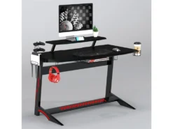 Bureau Gaming Taroudant Noir -Meubles Soldes Magasin meuble bureau 19193681