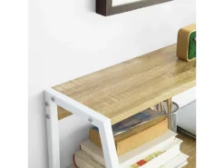 Bureau Informatique Table De Bureau Secrétaire Table Plan De Travail Avec Tiroir, étagère, FWT63-N -Meubles Soldes Magasin meuble bureau 19310975