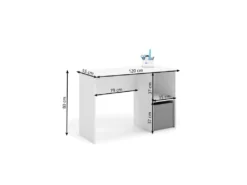 Bureau Gaming Noir, Bureau Gamer, Bureau D'ordinateur, Bureau De Jeu Bureau, 100 X 74 X 60 Cm -Meubles Soldes Magasin meuble bureau 19585399