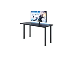 Bureau Gaming Noir Avec LED, Bureau Gamer, Bureau D'ordinateur, Bureau De Jeu Bureau, 120 X 73 X 60 Cm -Meubles Soldes Magasin meuble bureau 19585403