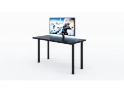 Bureau Gaming Noir Avec LED, Bureau Gamer, Bureau D'ordinateur, Bureau De Jeu Bureau, 120 X 73 X 60 Cm -Meubles Soldes Magasin meuble bureau 19585405