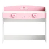 Bureau 1 Tiroir Blanc/Rose - FIONA - L 110 X L 50 X H 91 Cm
