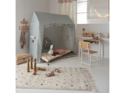 Bureau Enfant En Métal Blanc Et Bois H 52 Cm -Meubles Soldes Magasin meuble bureau 19802261