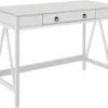 Bureau Avec 1 Tiroir En Pin Blanc