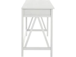 Bureau Avec 1 Tiroir En Pin Blanc -Meubles Soldes Magasin meuble bureau 21736291