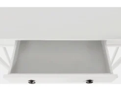 Bureau Avec 1 Tiroir En Pin Blanc -Meubles Soldes Magasin meuble bureau 21736293
