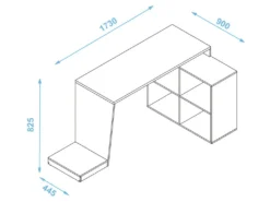 Bureau Gamer D'angle Et Armoirette Support UC 5 Niches Noir -Meubles Soldes Magasin meuble bureau 22969533