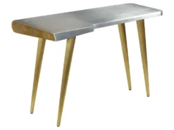 Bureau Table Meuble Travail Informatique Aviateur Avion Vintage Style Aviateur 120 Cm 0502084