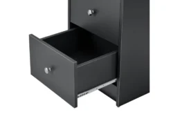 Table De Bureau Secrétaire Poste De Travail Informatique Avec 3 Tiroirs 120 Cm Gris Foncé 03_0004711 -Meubles Soldes Magasin meuble bureau 8959403