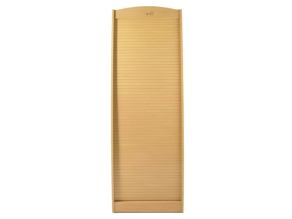 Armoire Informatique Galbée Largeur 60 Cm 5 Niches - Coloris: Hêtre 2 Armoire Informatique Galbée Largeur 60 Cm 5 Niches - Coloris: Hêtre – Image 2