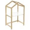 Bureau Enfant Forme Maison En Bois H 101 Cm