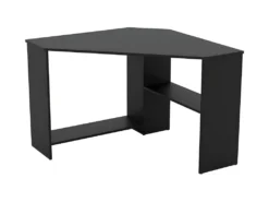 Bureau D'angle Design Collection KARO Coloris Noir.