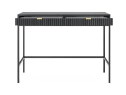 Bureau Console 2 Tiroirs Rava Noir 7 Bureau Console 2 Tiroirs Rava Noir -Meubles Soldes Magasin meuble bureau 9548415