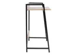 GREGG - Bureau Simple Piétement Métallique Noir -Meubles Soldes Magasin meuble bureau 9548667