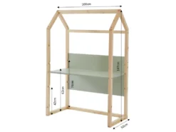 Bureau Enfant Cabane TINY Vert évolutif -Meubles Soldes Magasin meuble bureau 9557363