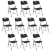 Pack 10 Chaises Pliantes Avec Poignée 47x58x87cm 7house