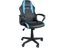 KAYELLES Fauteuil Gamer Racing Basculant FLIP (noir Bleu)