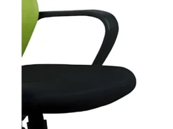 Fauteuil De Bureau Vert Noir Dossier Souple Et Assise Réglable - SKILL -Meubles Soldes Magasin siege de bureau 10043731