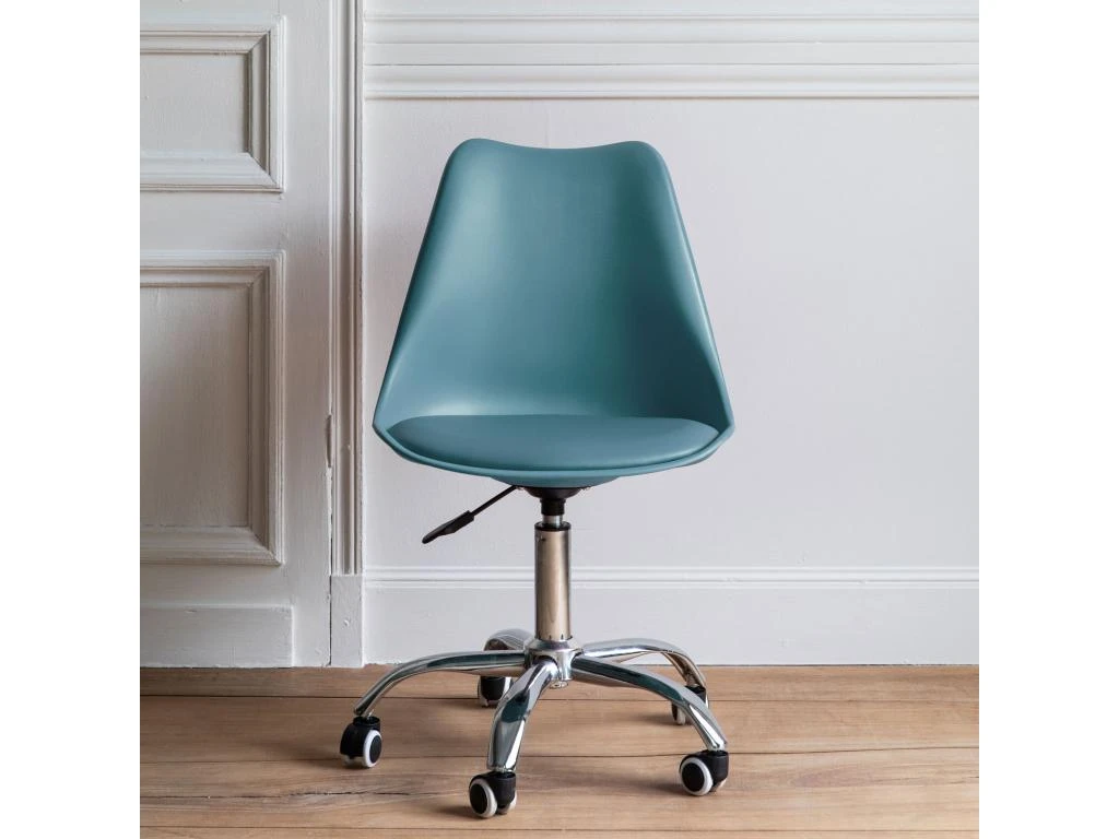 Chaise De Bureau Réglable En Hauteur Bleue ANNE - HAPPY GARDEN 1 Chaise De Bureau Réglable En Hauteur Bleue ANNE - HAPPY GARDEN