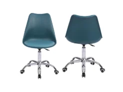 Chaise De Bureau Réglable En Hauteur Bleue ANNE - HAPPY GARDEN 8 Chaise De Bureau Réglable En Hauteur Bleue ANNE - HAPPY GARDEN -Meubles Soldes Magasin siege de bureau 10043881