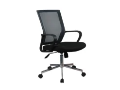 Fauteuil De Bureau Noir Dossier Souple Et Assise Réglable - SKILL