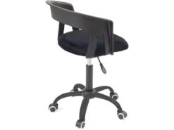 KAYELLES Chaise De Bureau à Roulettes, Hauteur Réglable AYA (noir) -Meubles Soldes Magasin siege de bureau 10044127