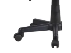 Fauteuil De Bureau En Simili Noir Et Rouge Avec Roulettes - MASTER -Meubles Soldes Magasin siege de bureau 10044187