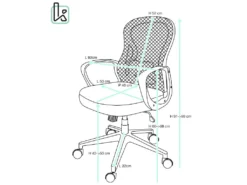 KAYELLES Fauteuil De Bureau Ergonomique Inclinable FEST (noir) 9 KAYELLES Fauteuil De Bureau Ergonomique Inclinable FEST (noir) -Meubles Soldes Magasin siege de bureau 10044531