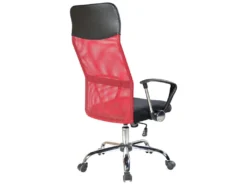 Fauteuil Bureau Chaise Rouge Noir Avec Roues 113/123x57,5x58,5 14 Fauteuil Bureau Chaise Rouge Noir Avec Roues 113/123x57,5x58,5 -Meubles Soldes Magasin siege de bureau 12523625