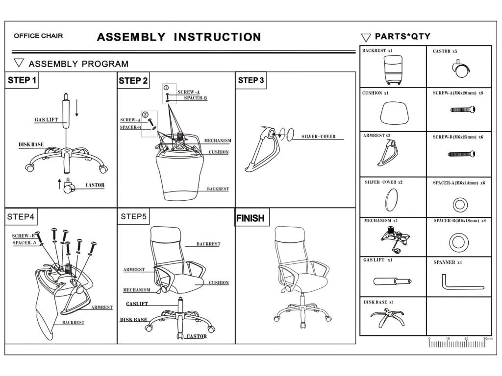 Fauteuil Bureau Chaise Rouge Noir Avec Roues 113/123x57,5x58,5 8 Fauteuil Bureau Chaise Rouge Noir Avec Roues 113/123x57,5x58,5 – Image 8