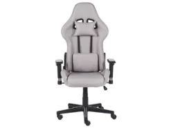 Chaise De Gamer Gris Clair WARRIOR -Meubles Soldes Magasin siege de bureau 12869363