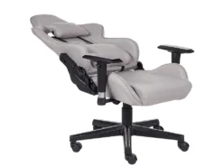 Chaise De Gamer Gris Clair WARRIOR -Meubles Soldes Magasin siege de bureau 12869367
