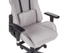 Chaise De Gamer Gris Clair WARRIOR -Meubles Soldes Magasin siege de bureau 12869369