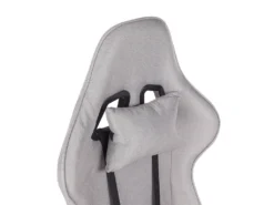 Chaise De Gamer Gris Clair WARRIOR -Meubles Soldes Magasin siege de bureau 12869371