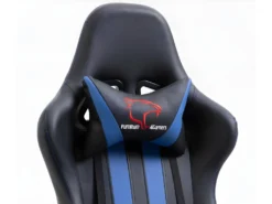 WOLF | Fauteuil à Roulettes Chaise De Bureau Gaming PU Ergonomique | Siège Gamer Dossier Inclinable 90°-180° -Meubles Soldes Magasin siege de bureau 13239341