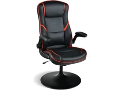 Chaise Gaming à Bascule Réglable En Hauteur, Siège Gamer Dossier De 90° à 118°