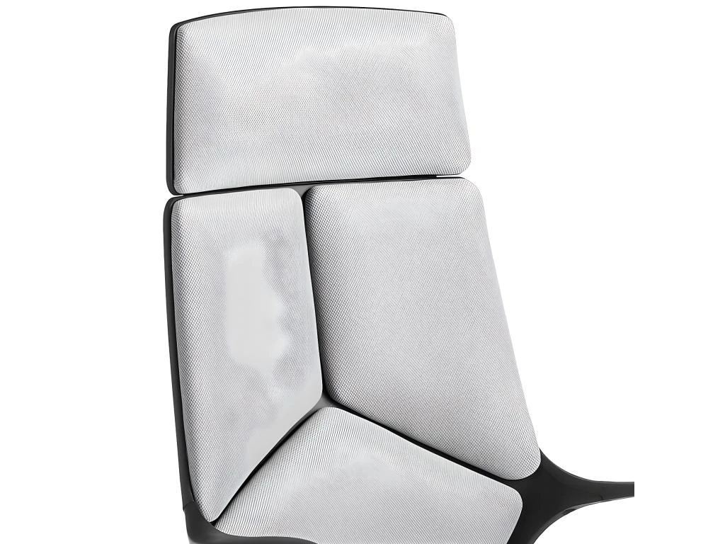 Chaise De Bureau Rembourrée En Tissu Gris Avec Accoudoirs 4076 ANGEL CERDA 8 Chaise De Bureau Rembourrée En Tissu Gris Avec Accoudoirs 4076 ANGEL CERDA – Image 8