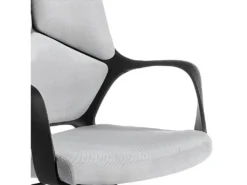 Chaise De Bureau Rembourrée En Tissu Gris Avec Accoudoirs 4076 ANGEL CERDA 19 Chaise De Bureau Rembourrée En Tissu Gris Avec Accoudoirs 4076 ANGEL CERDA -Meubles Soldes Magasin siege de bureau 14722819