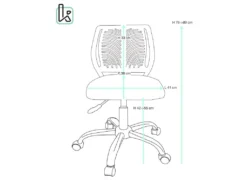 Chaise De Bureau Enfant SAWI (rose) 9 Chaise De Bureau Enfant SAWI (rose) -Meubles Soldes Magasin siege de bureau 15862737