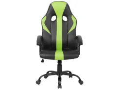 Chaise De Gamer En Cuir PU Noir Et Vert SUCCESS -Meubles Soldes Magasin siege de bureau 17122449