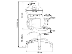 Fauteuil Gamer Noir MASTER -Meubles Soldes Magasin siege de bureau 17124997