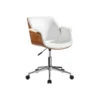 Chaise De Bureau Simili Cuir Blanc - CONCORDE