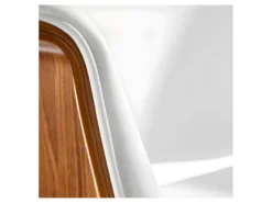 Chaise De Bureau Simili Cuir Blanc - CONCORDE -Meubles Soldes Magasin siege de bureau 17789711