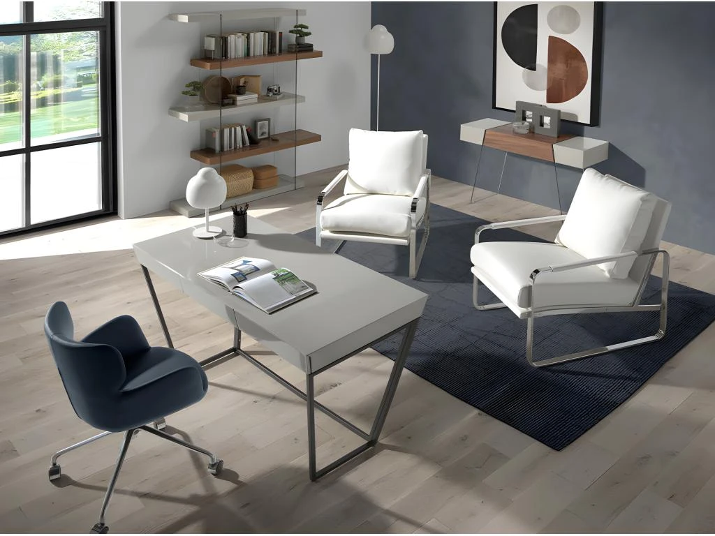 Chaise De Bureau Pivotante Bleue 4110 ANGEL CERDA 4 Chaise De Bureau Pivotante Bleue 4110 ANGEL CERDA – Image 4