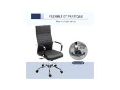 Fauteuil De Bureau PERRY Noir 15 Fauteuil De Bureau PERRY Noir -Meubles Soldes Magasin siege de bureau 19172089