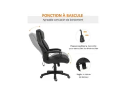 Fauteuil De Bureau Massant MASON Brun 14 Fauteuil De Bureau Massant MASON Brun -Meubles Soldes Magasin siege de bureau 19172411