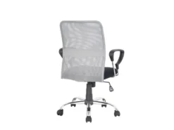 Chaise De Bureau Pivotante Santi Grise/Noire -Meubles Soldes Magasin siege de bureau 19172623