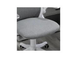 Chaise De Bureau VADIM Grise Et Blanche -Meubles Soldes Magasin siege de bureau 19172731